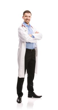 Doktor adam stetoskop ile