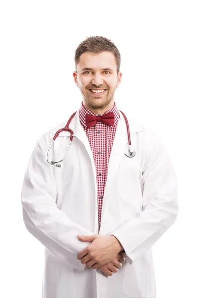 Doctor hombre con estetoscopio — Foto de Stock