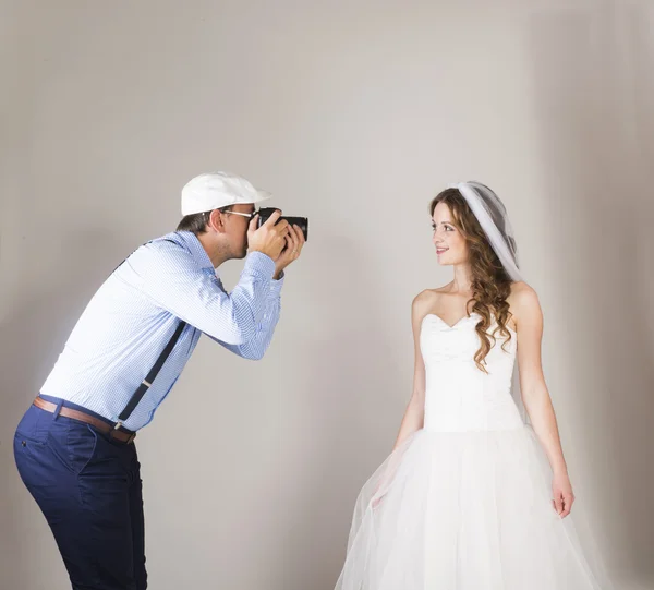 Schöne Braut — Stockfoto