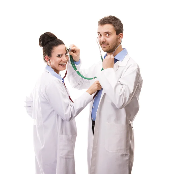 Uma equipe médica de médicos — Fotografia de Stock