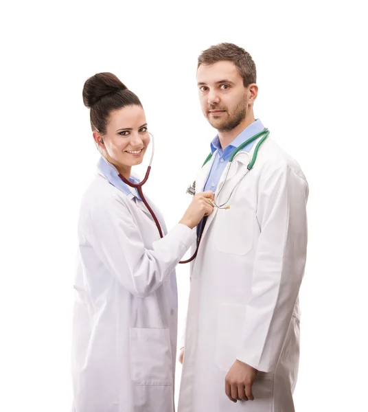 Un team medico di medici — Foto Stock