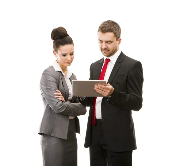 Business woman and business man — Stock Photo, Image