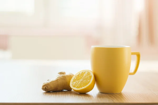 Деталь меда и лимона — стоковое фото