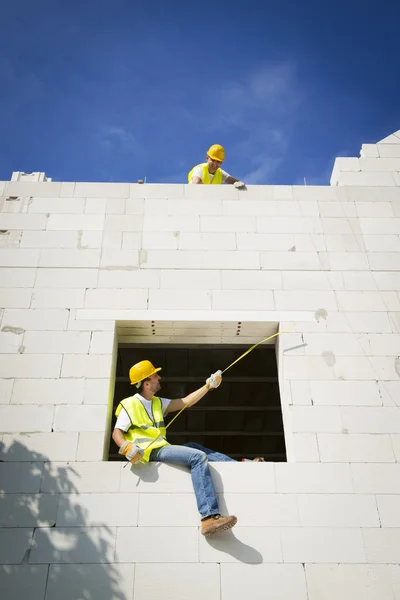 Husbyggnad — Stockfoto