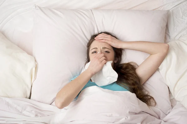 Sick woman — Stock Photo, Image