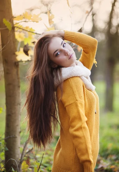 Autunno ragazza — Foto Stock