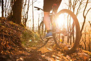 Mountain biker