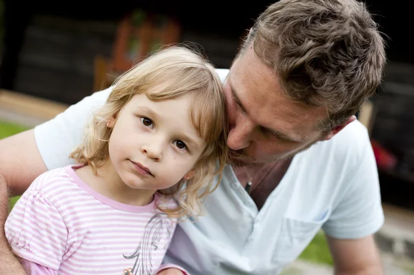 Pai e filha — Fotografia de Stock