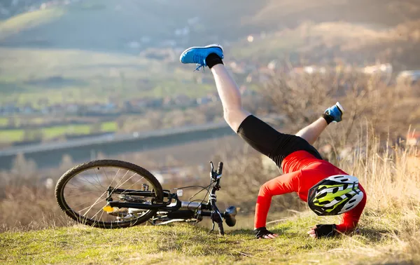 Accidente de bicicleta — Foto de Stock