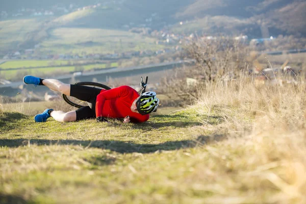 Accident de bicicletă — Fotografie, imagine de stoc