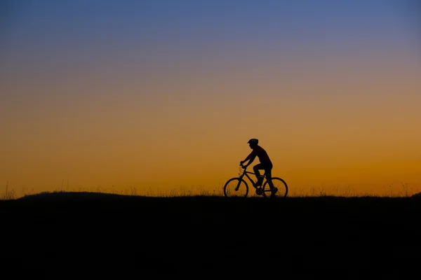 Mountain biker — Stock Photo, Image