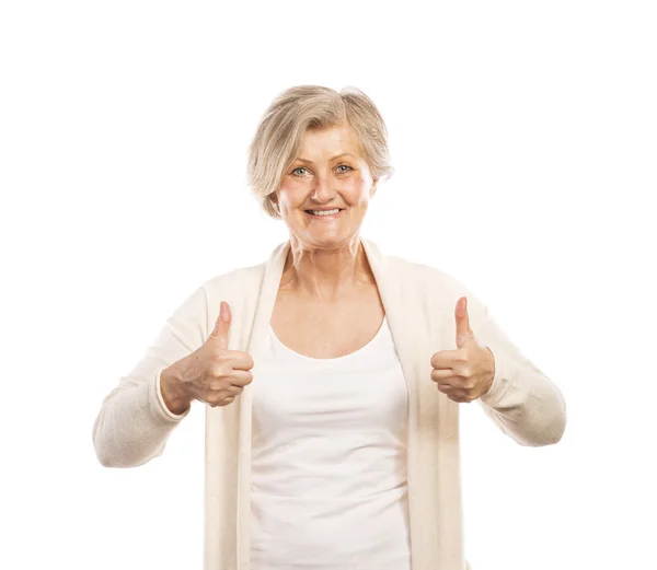 Thumbs up gesture — Stock Photo, Image