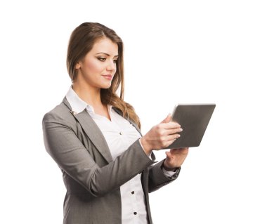 tablet ile kız