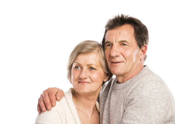Senior par i kärlek — Stockfoto