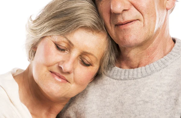 Senior par i kjærlighet – stockfoto