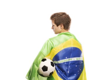 erkek futbol fan