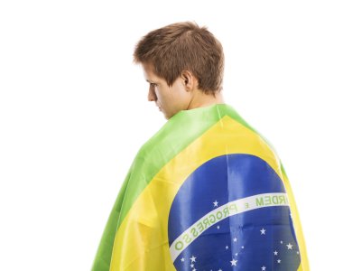 erkek futbol fan