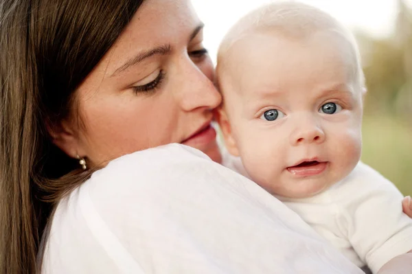 Moeder en zoon — Stockfoto