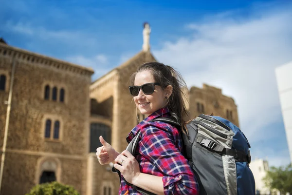 Turista mujer — Foto de Stock