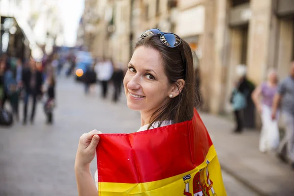 Woman tourist — Stock Photo, Image