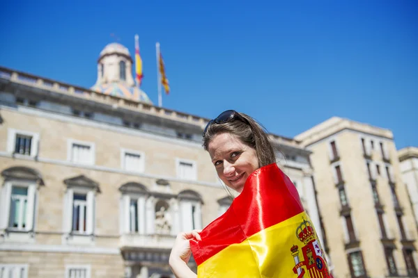 Mulher turista — Fotografia de Stock