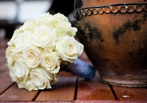 Blomster bryllup buket - Stock-foto