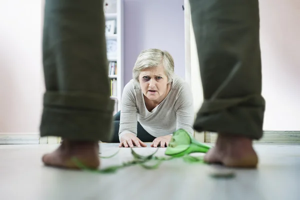 Violenza domestica — Foto Stock