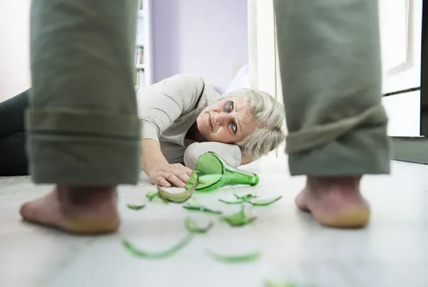 Häusliche Gewalt — Stockfoto