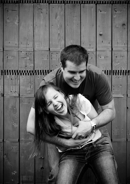 Couple having fun — Stock Photo, Image