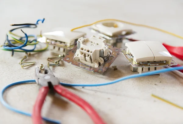 Electricians tools — Stock Photo, Image