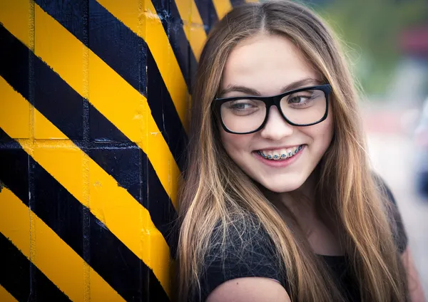 Chica sonriente — Foto de Stock