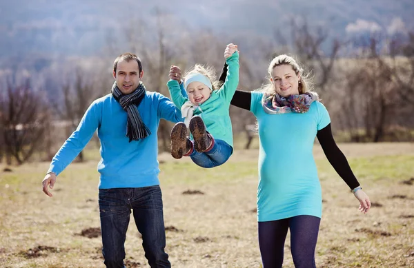 Familie Veel plezier — Stockfoto