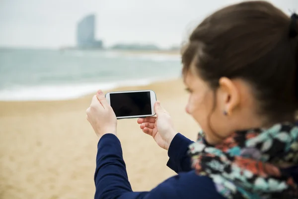 Traveler taking picture — Stock Photo, Image