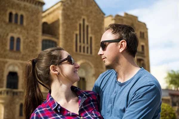 Tourist couple — Stock Photo, Image