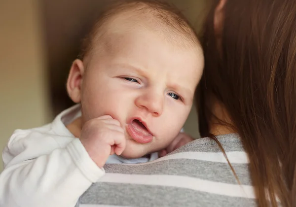 Sleepy baby boy — Stock Photo, Image