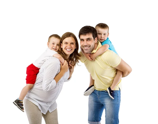 Familia feliz — Foto de Stock