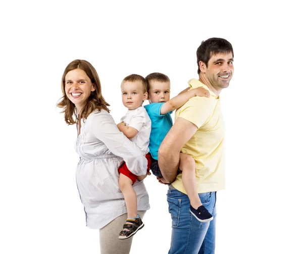 Familia feliz — Foto de Stock