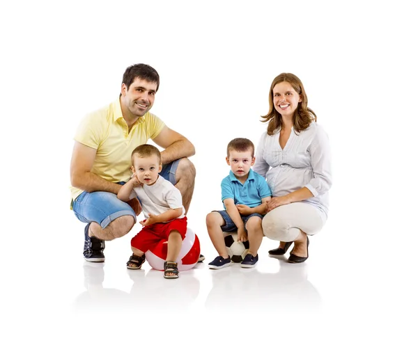 Familia feliz — Foto de Stock