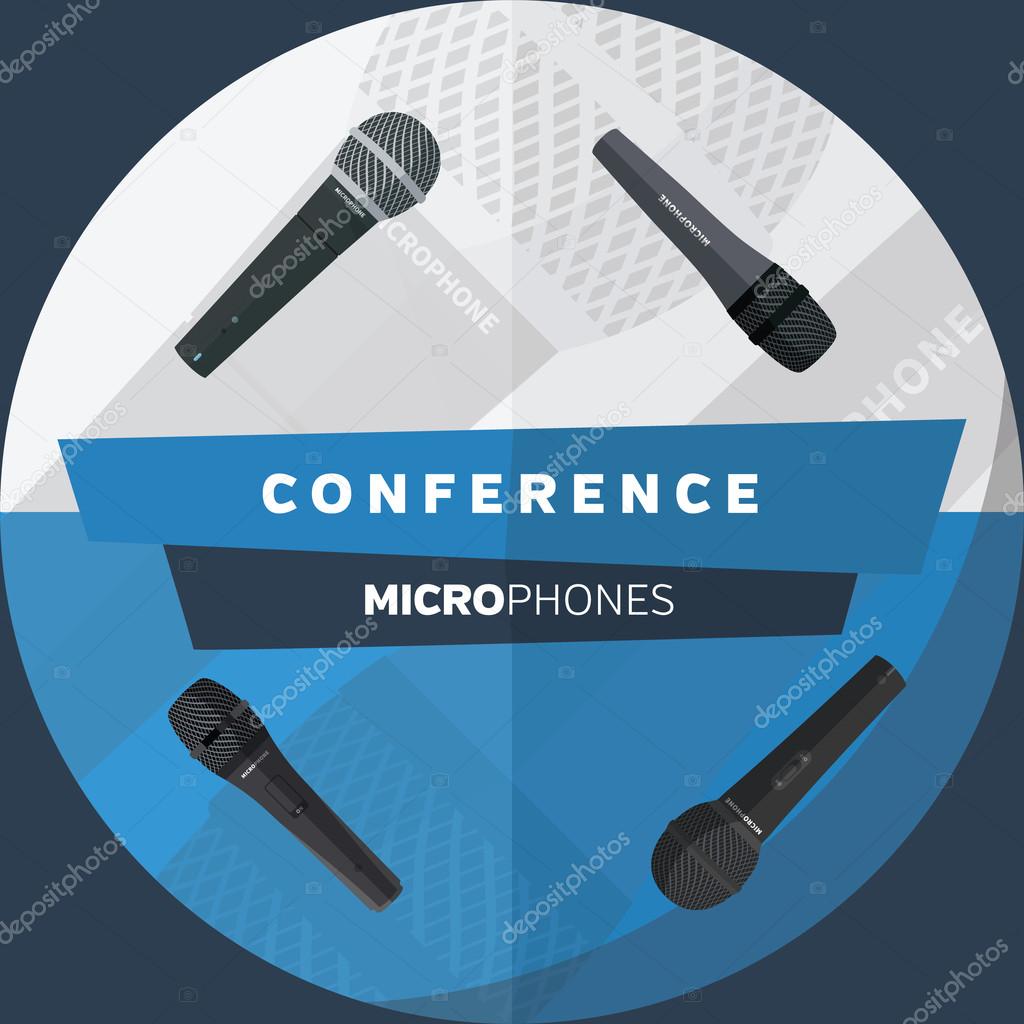 Conference template illustration