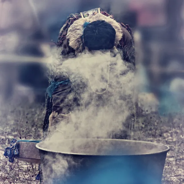 Male shaman — Stock Photo, Image