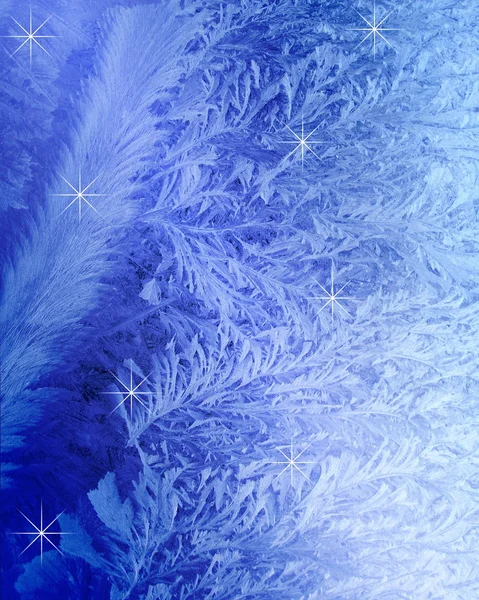 Fondo de Navidad con copos de nieve. —  Fotos de Stock