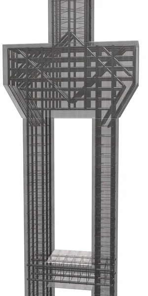 Estructura de hormigón armado — Foto de Stock