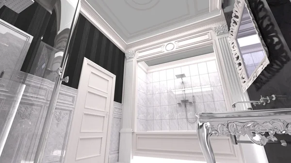 Lucxurious 현대 욕실 — 스톡 사진