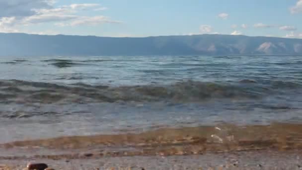 Costa do Lago Baikal — Vídeo de Stock