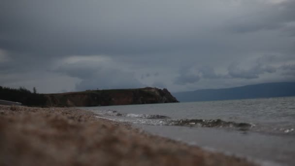 Coast of Lake Baikal — Stock Video