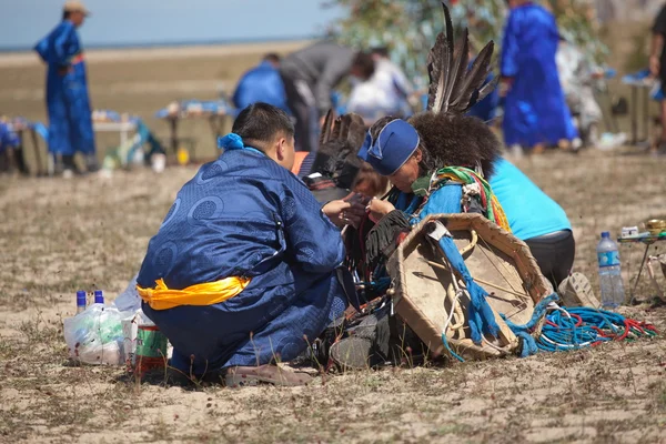 Gathering of shamans on Olkhon — Stock Photo, Image