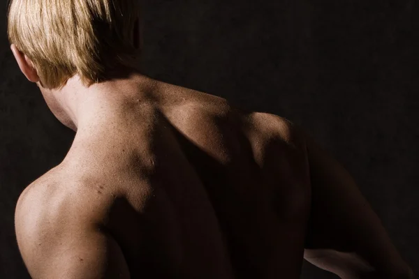 Muscular male back — Stock Photo, Image
