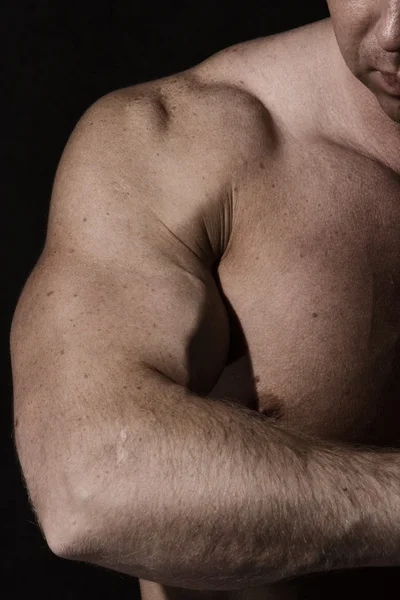 Bras masculin musculaire — Photo