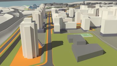 Konut Kompleksi (3d render)