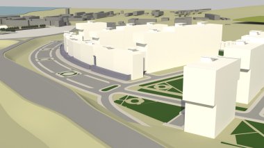 Konut Kompleksi (3d render)